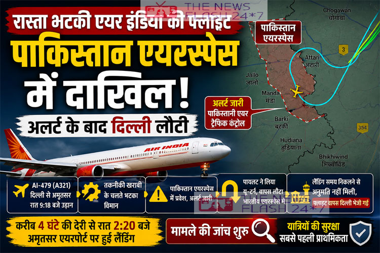air-india-flight-entered-pakistan-airspace-technical-fault-delhi-amritsar